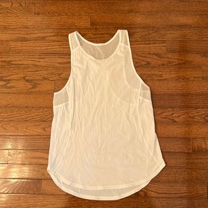 White sculpt lululemon tank